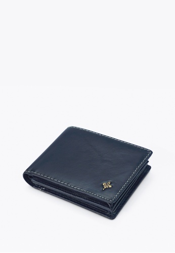COUNTRY HIDE blue COUNTRY HIDE Top Grain Cowhide RFID Blocking Bi-Fold Basic Short Wallet with Expandable Card Slot A699AACAD85AEAGS_1