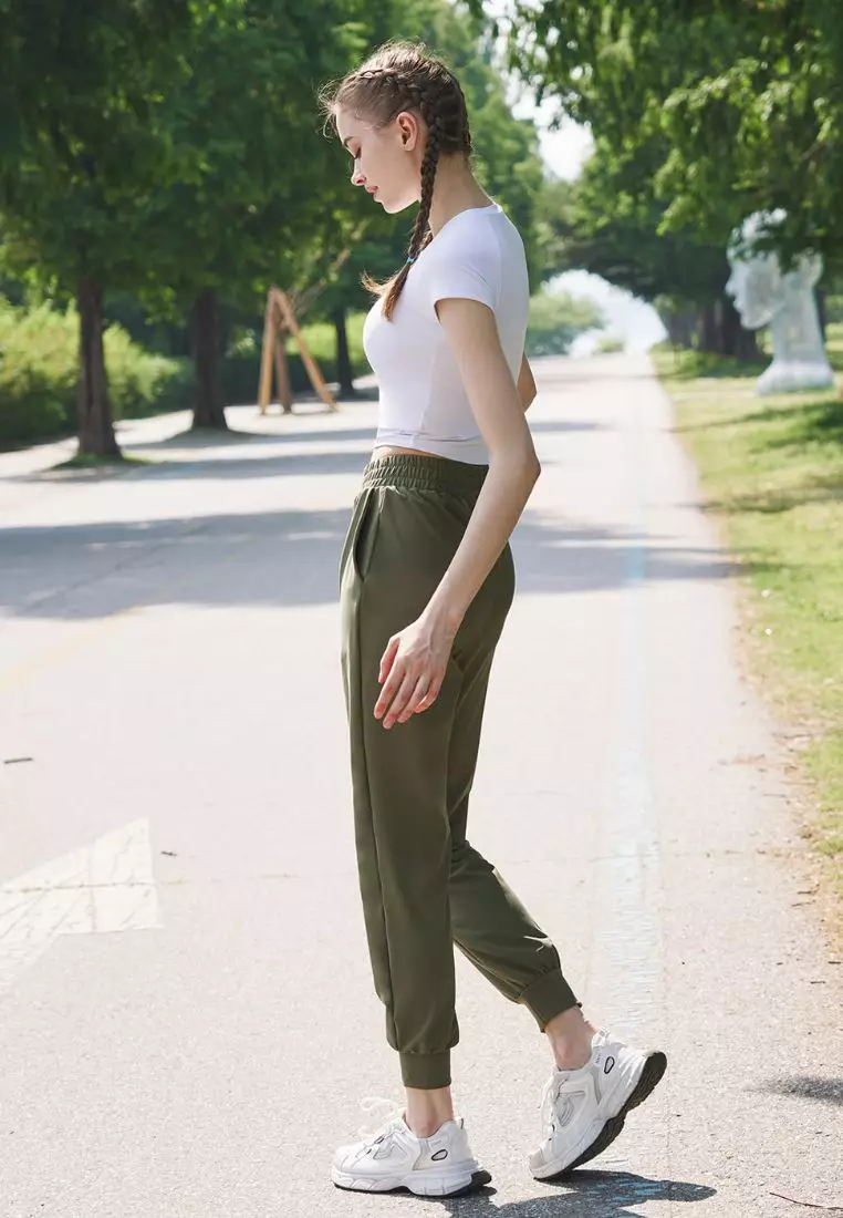 Buy Skullpig Ice Jogger Pants (Khaki) Quickdrying Running Fitness Yoga