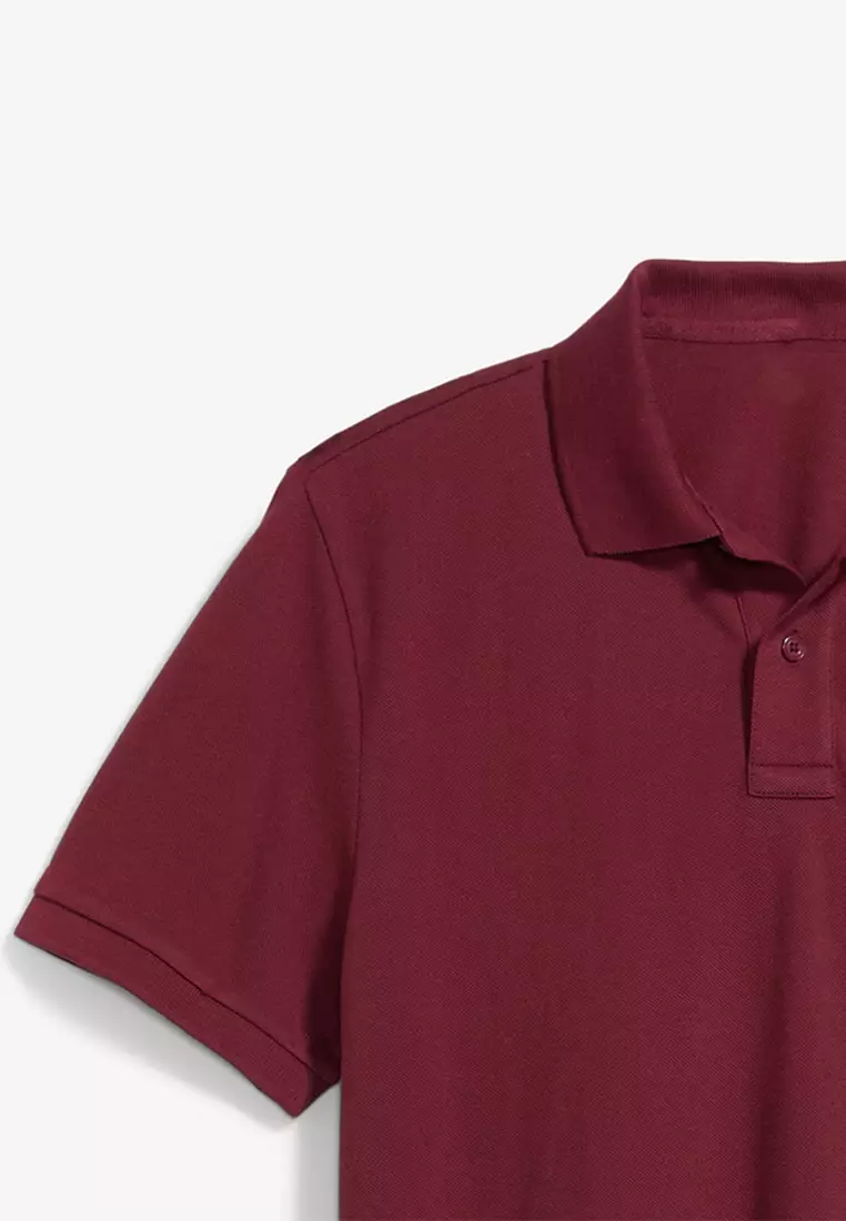 Short-sleeve Pique Polo For Men
