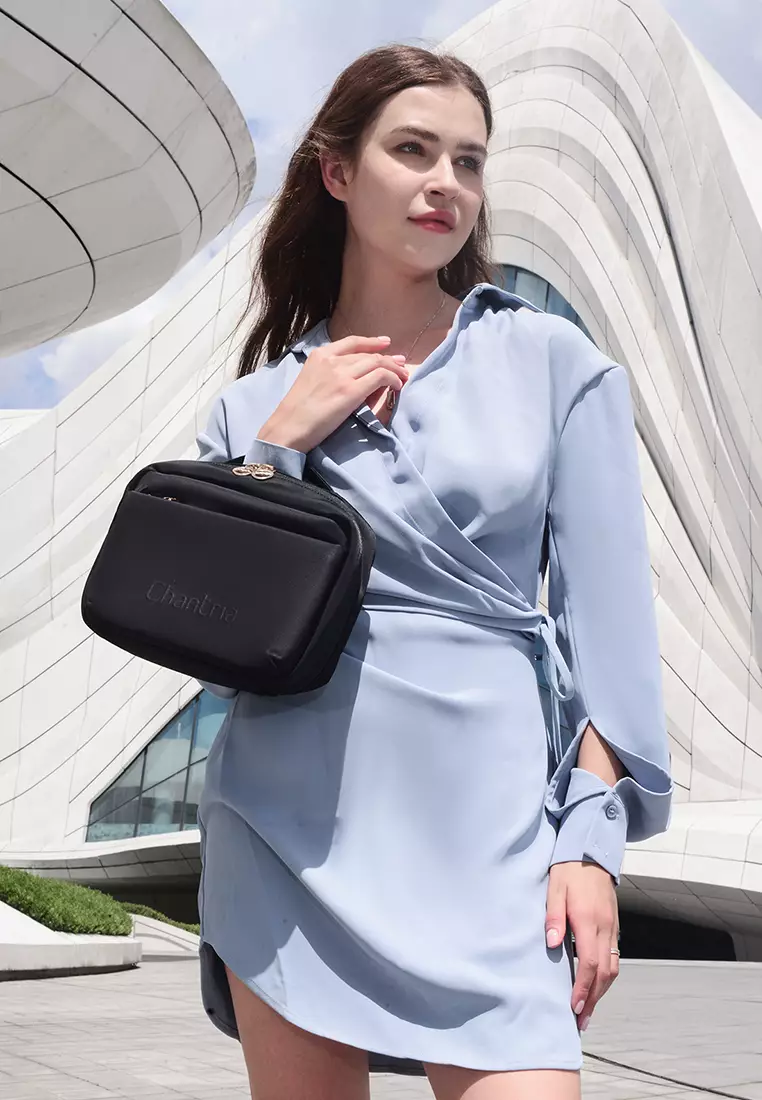 Waterproof Zippered Toiletry Pouch Travel Makeup Bag For Women