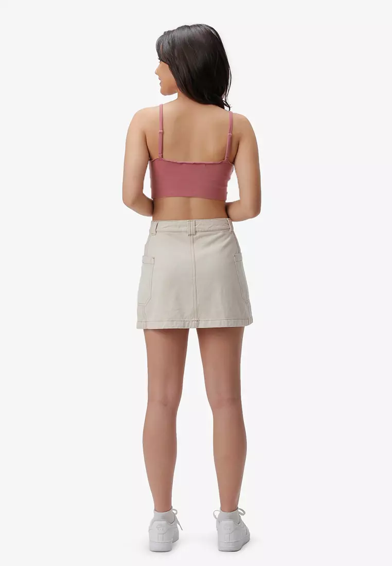 Bandeau Bra Top With Ruching