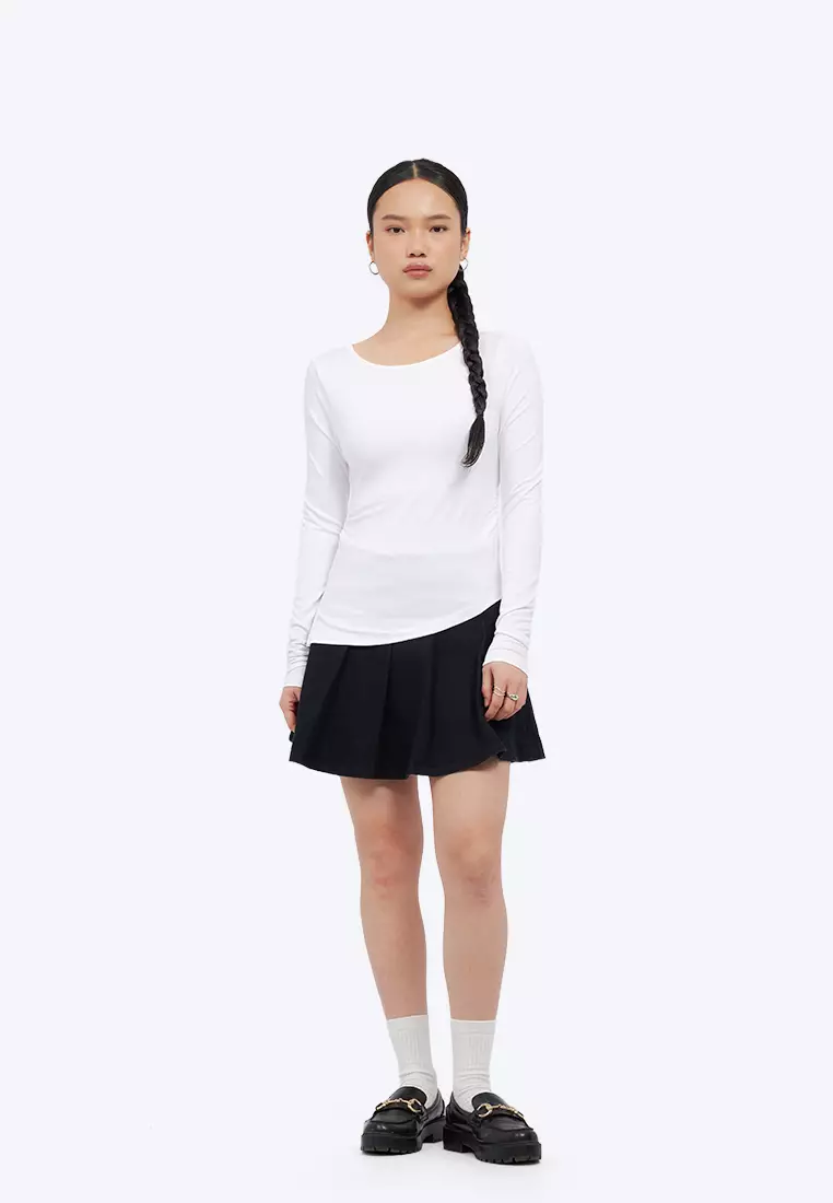 Long Sleeve Asymmetric Top