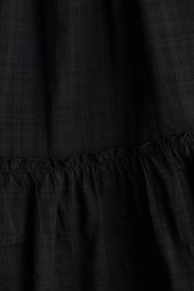 Frill-trimmed dress