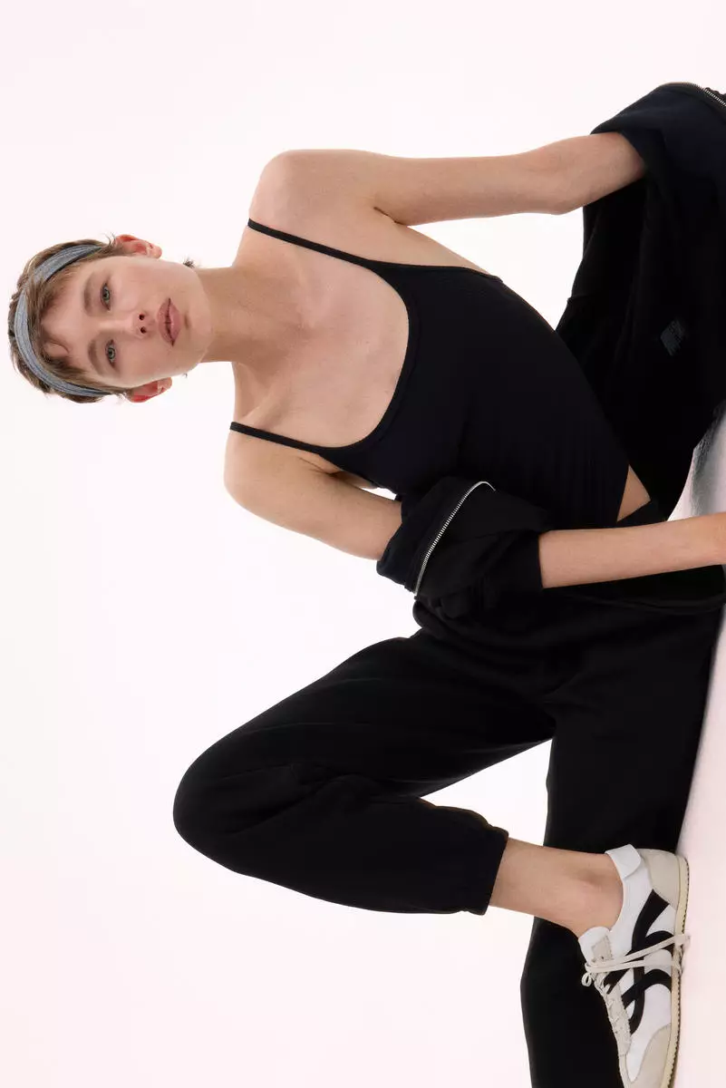 Cotton-blend sweatpants