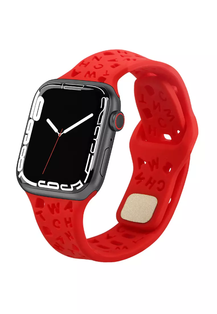 Red apple watch best sale band 42mm