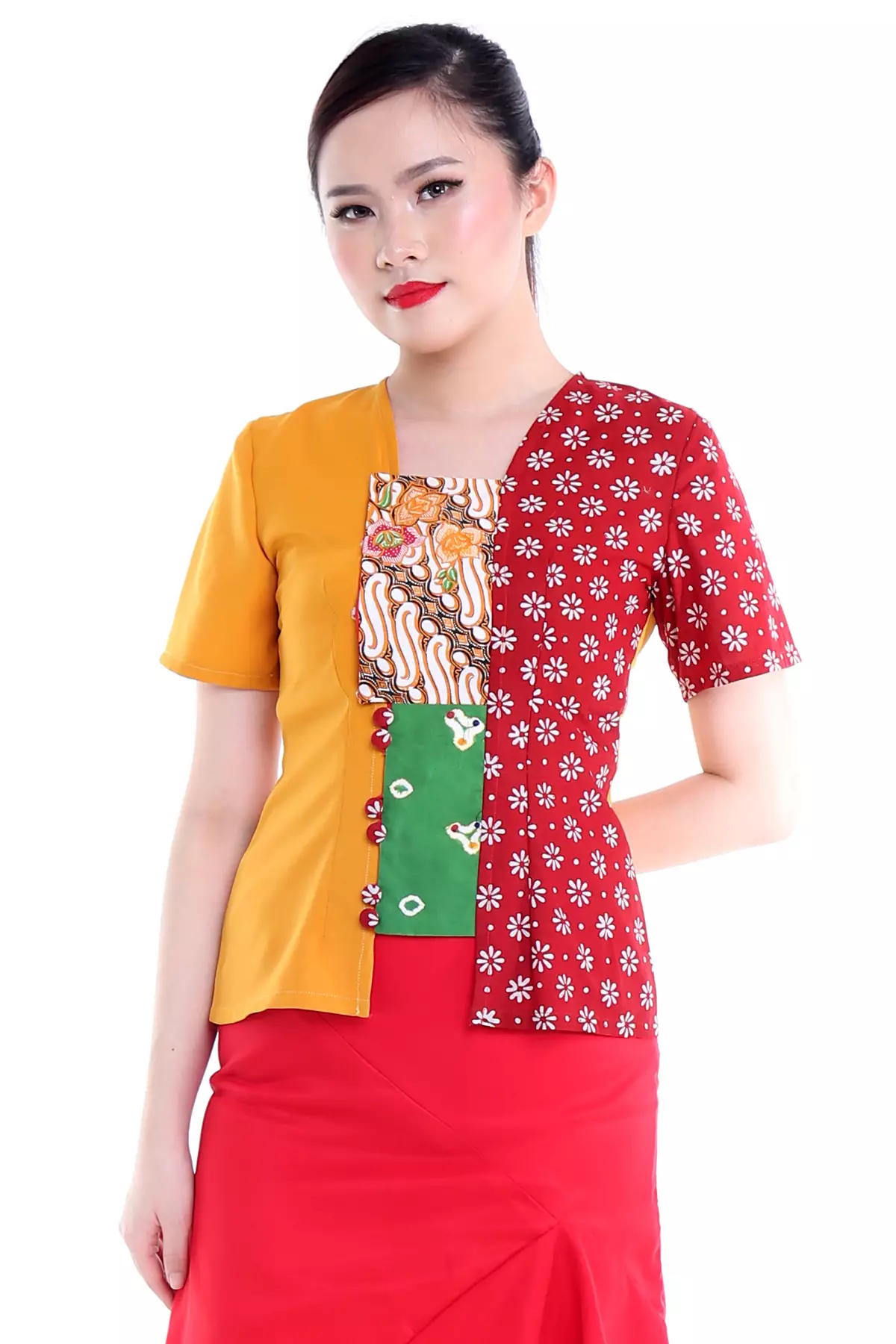 Hiranya Truntum Honey Lemon Kebaya Kutubaru