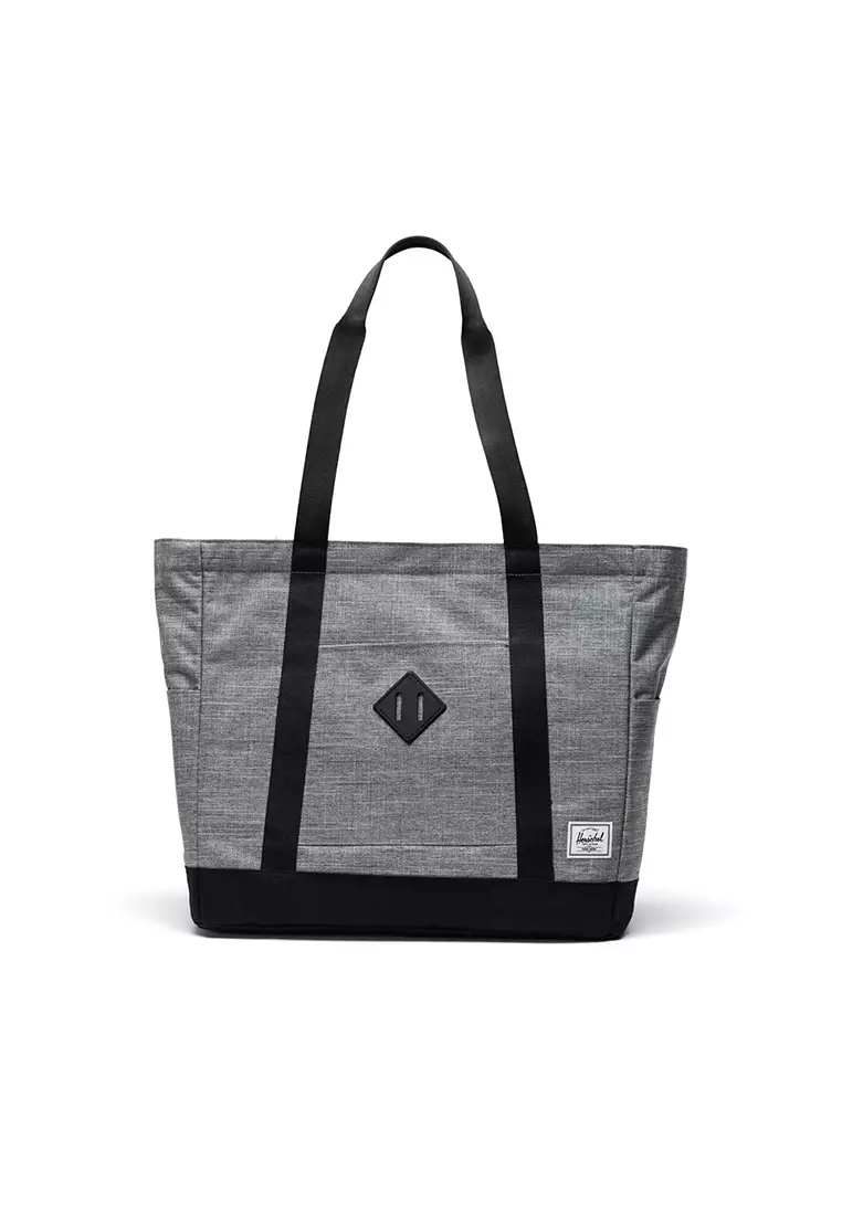 Jual Herschel Heritage Tote Raven Crosshatch Original