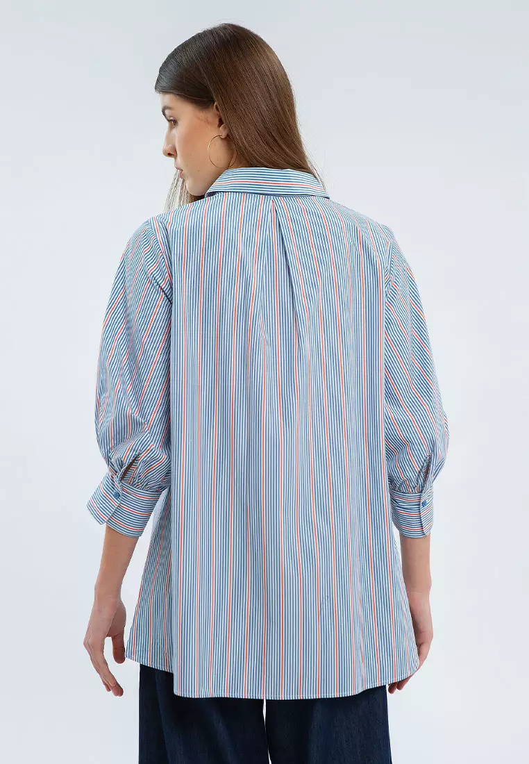 Minimal BB Sky Shirt Blue/Red