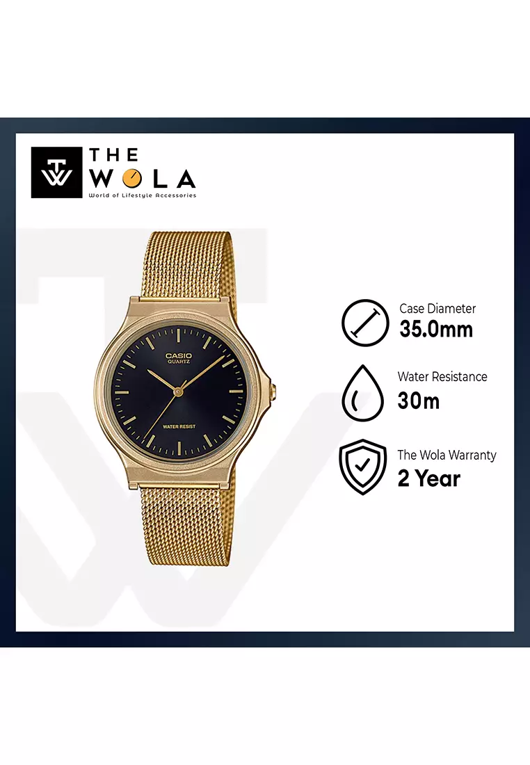 Casio men's gold watch sale