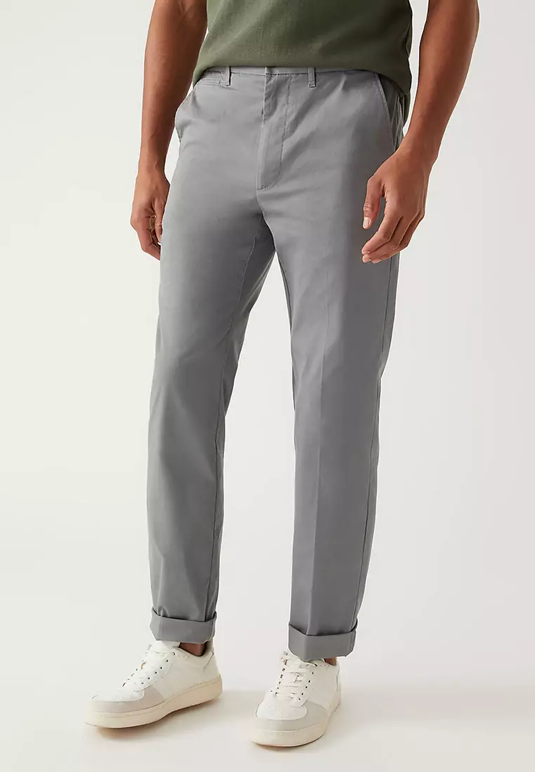 Jual Marks Spencer Regular Fit Super Lightweight Chinos Original