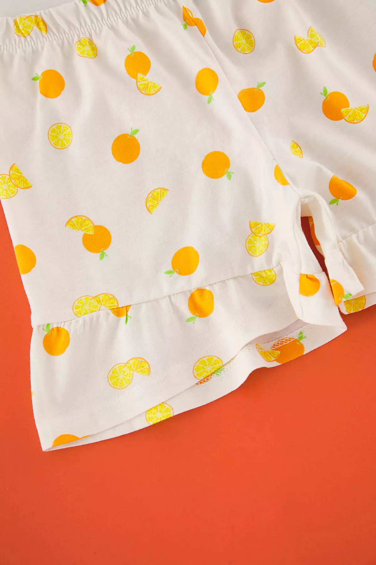 Ecru Girls Pajamas - 100% Cotton, Mini Me / Mother-Daughter Slogan Printed