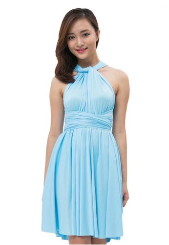 Buy Covetz Wedding Kaelyn Convertible Dress Baby Blue Online