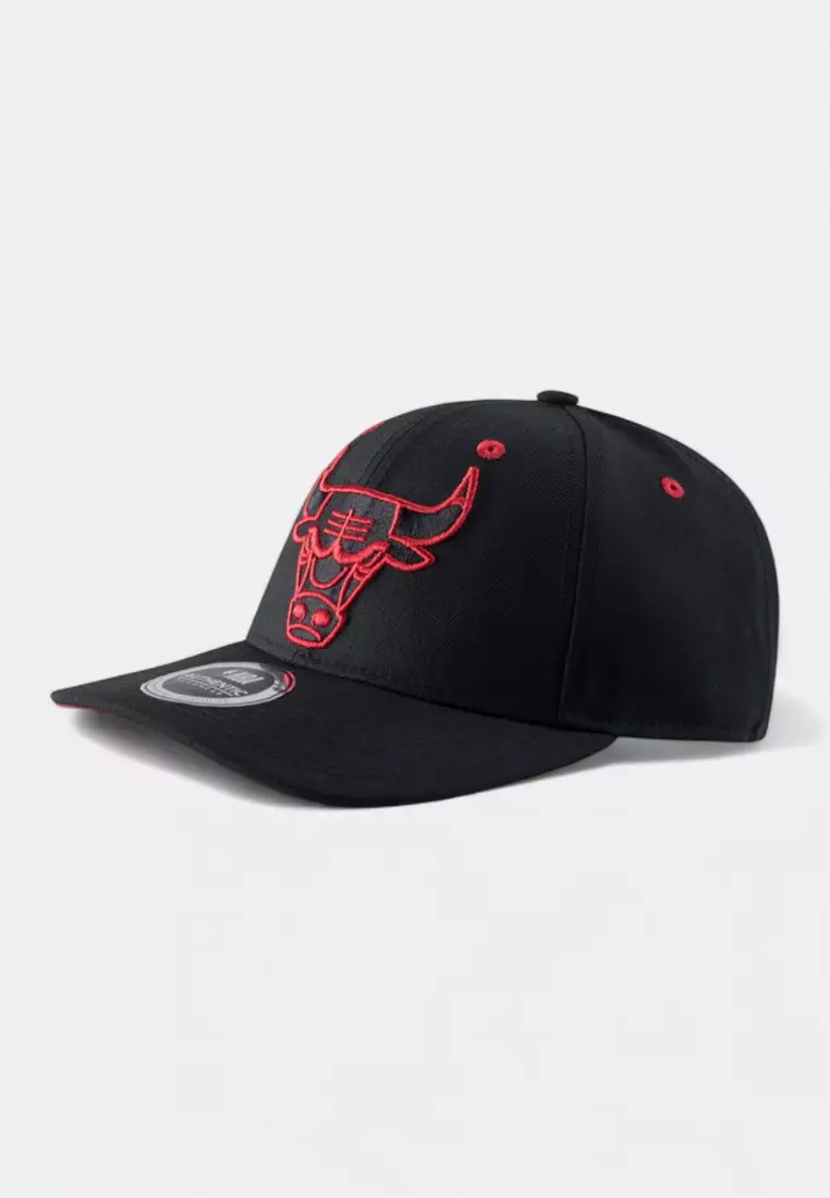 Chicago Bulls Cap Structured Curved for Men Drops Collection