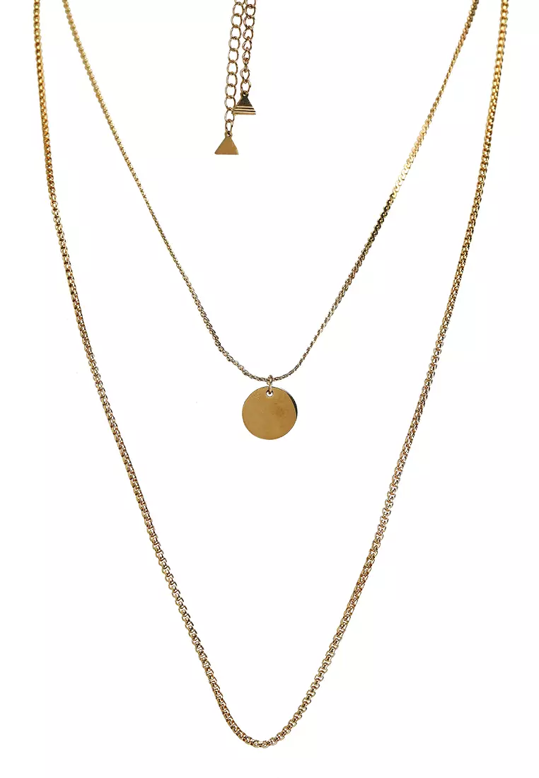 Duolink Stainless Steel Necklace Set