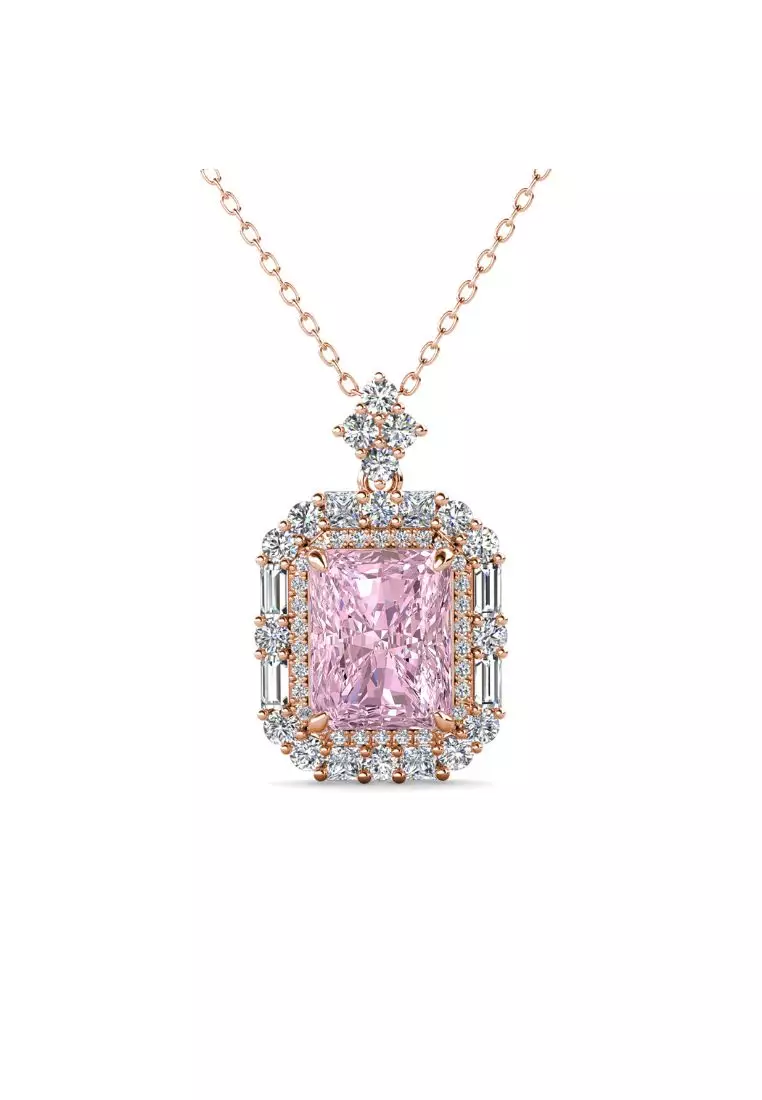 Crushed diamond clearance necklace