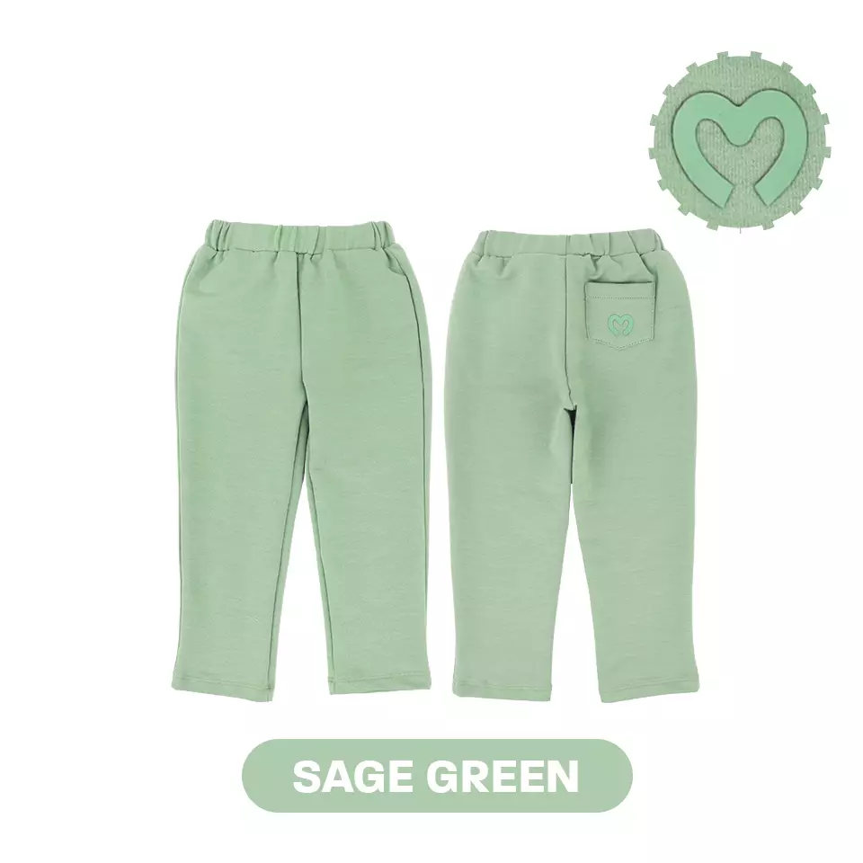 Mooi Celana Panjang Anak Perempuan Comfy Skinny Pants - Sage Green