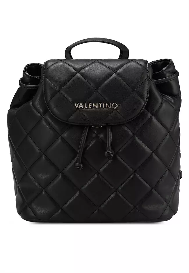 Valentino by Mario Valentino Ocarina quilted backpack in red