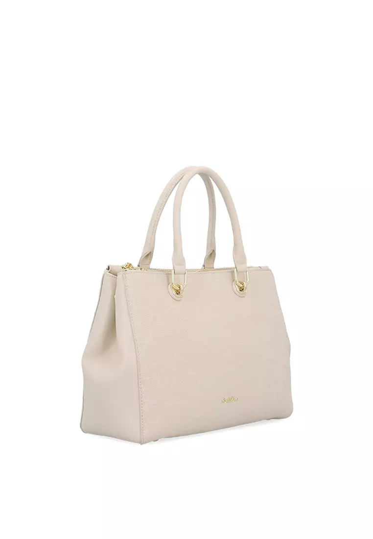 CR Isla Top Handle Bag - Beige