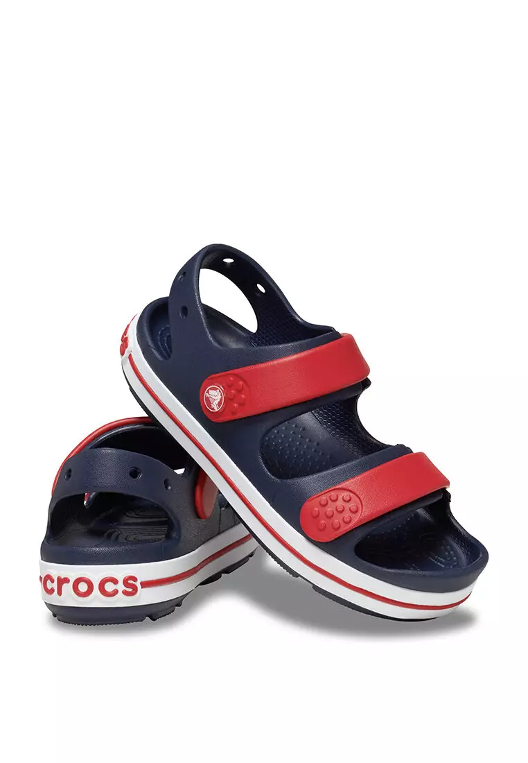 Crocs Toddlers Crocband Cruiser Sandal T - Navy/Varsity Red