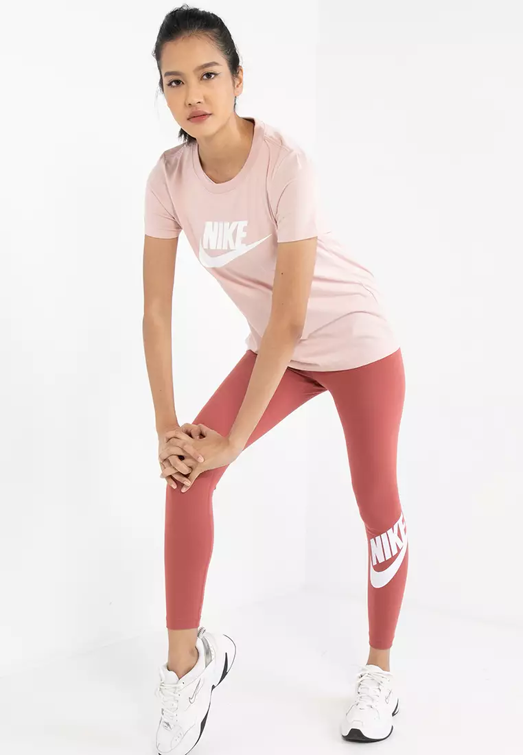 Buy Nike Sportswear Essential High Waisted Logo Leggings 2024
