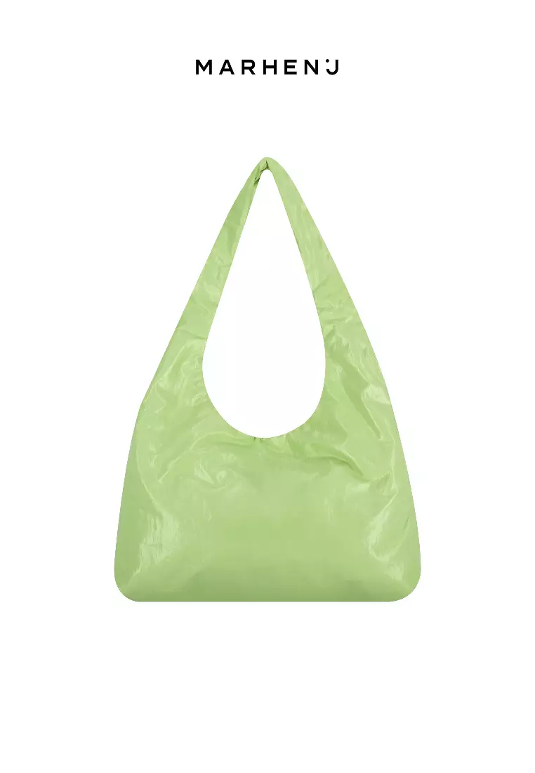 DEWY Nylon Shoulder Bag Lime