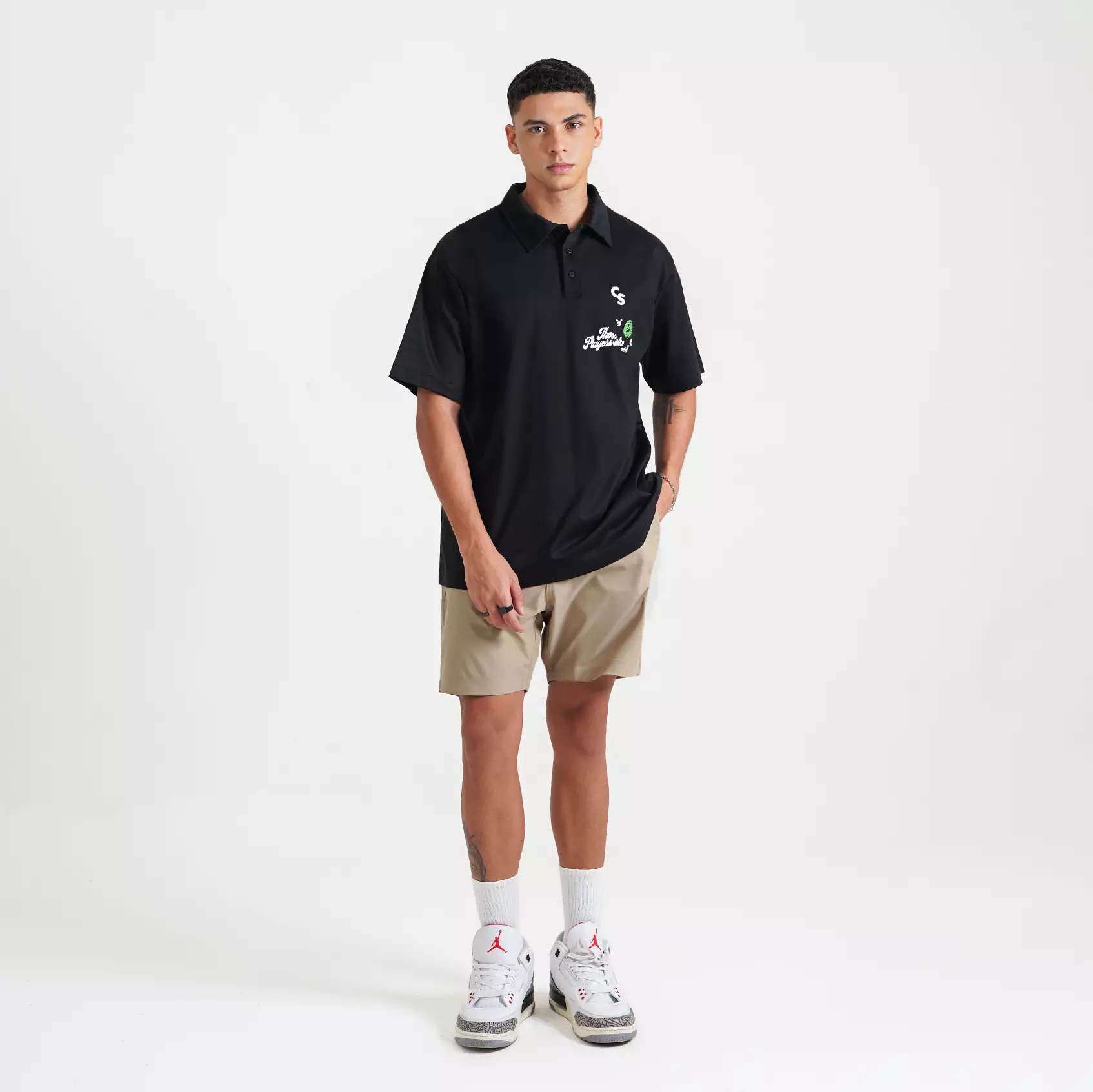 CELCIUS Polo Shirt LIN001337C Hitam