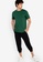 ZALORA ACTIVE green Side Trim T-Shirt CC84BAAA3A7D06GS_4