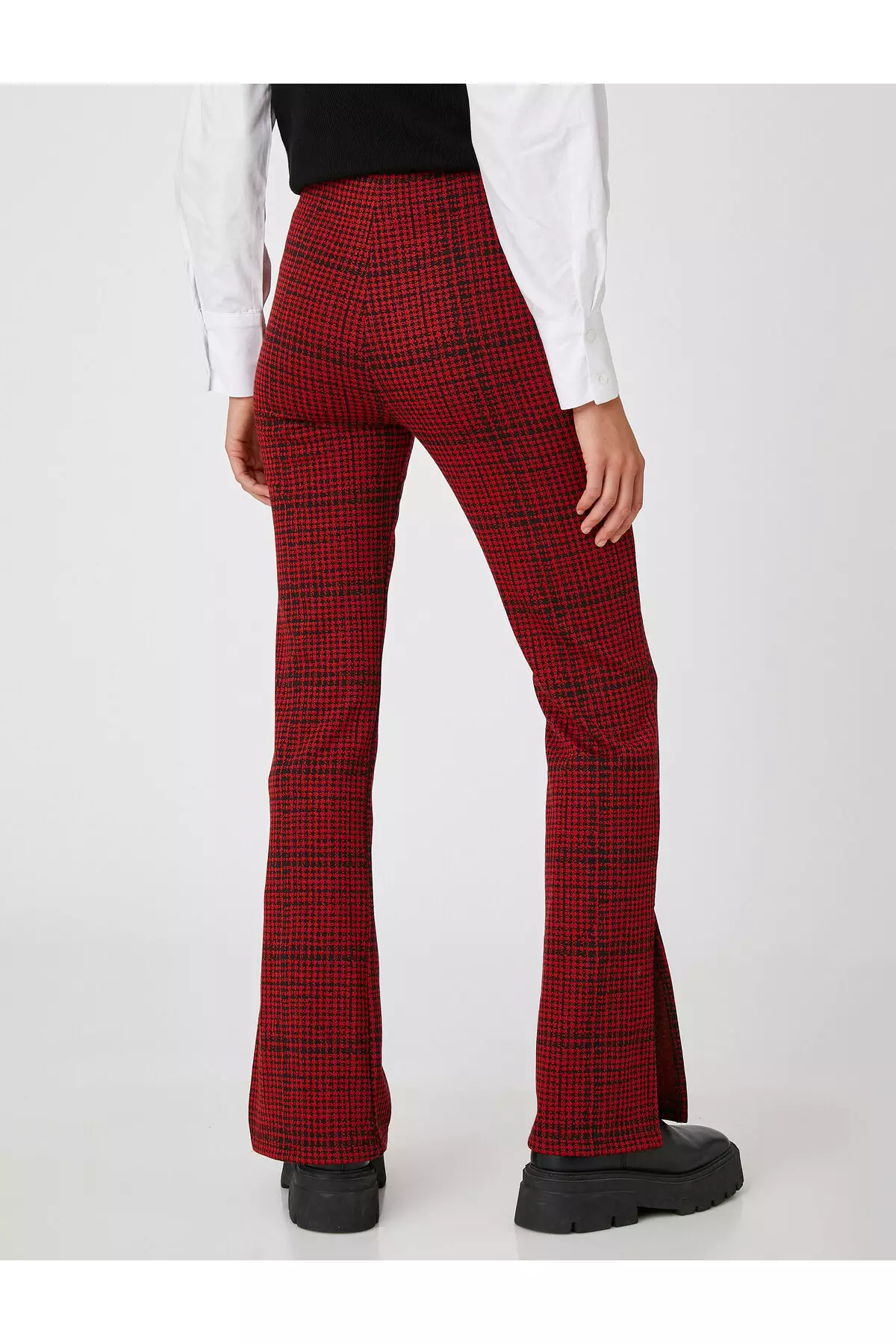 Chequered trousers discount