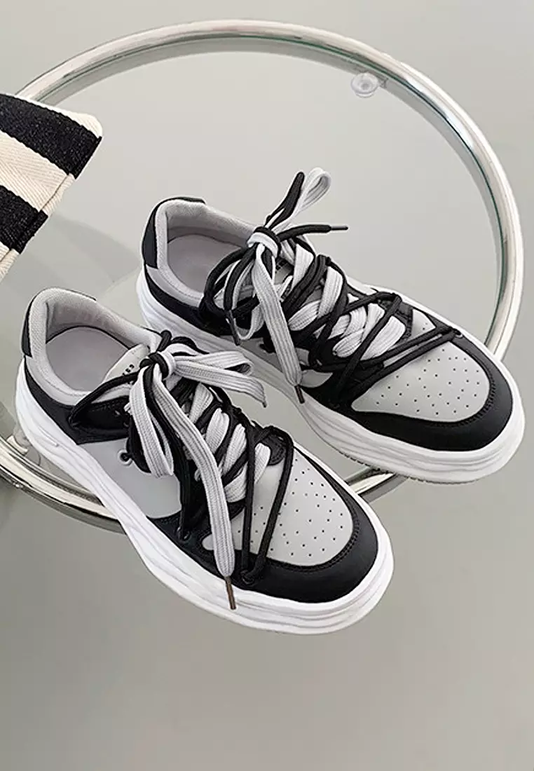 Double platform clearance sneakers