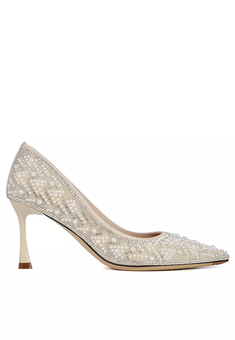 Buy Twenty Eight Shoes 7CM Pointy Wedding High Heel Shoes XJ3389