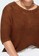 Violeta by MANGO brown Plus Size Open-Knit Sweater 30CDBAA91BBACBGS_3