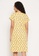 Clovia yellow Clovia Owl Print Button Me Up Short Nightdress in Yellow - 100% Cotton 811BEAAC9BE48FGS_4