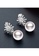 A-Excellence silver Premium Freshwater Pearl  6.75-7.5mm Flower Earrings 658A3AC4F6E917GS_3
