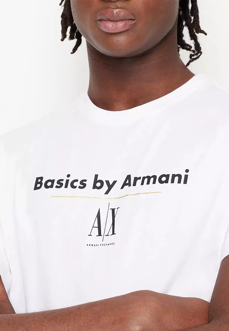 Buy Armani Exchange Basics By Armani Regular Fit Organic Jersey