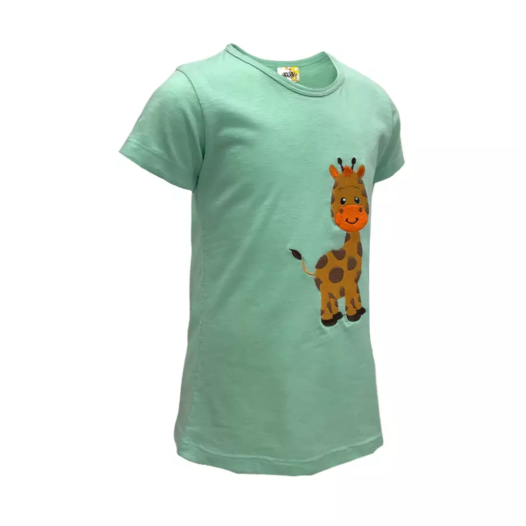Kibi Kaos Anak Perempuan Bordir Jerapa 10611122