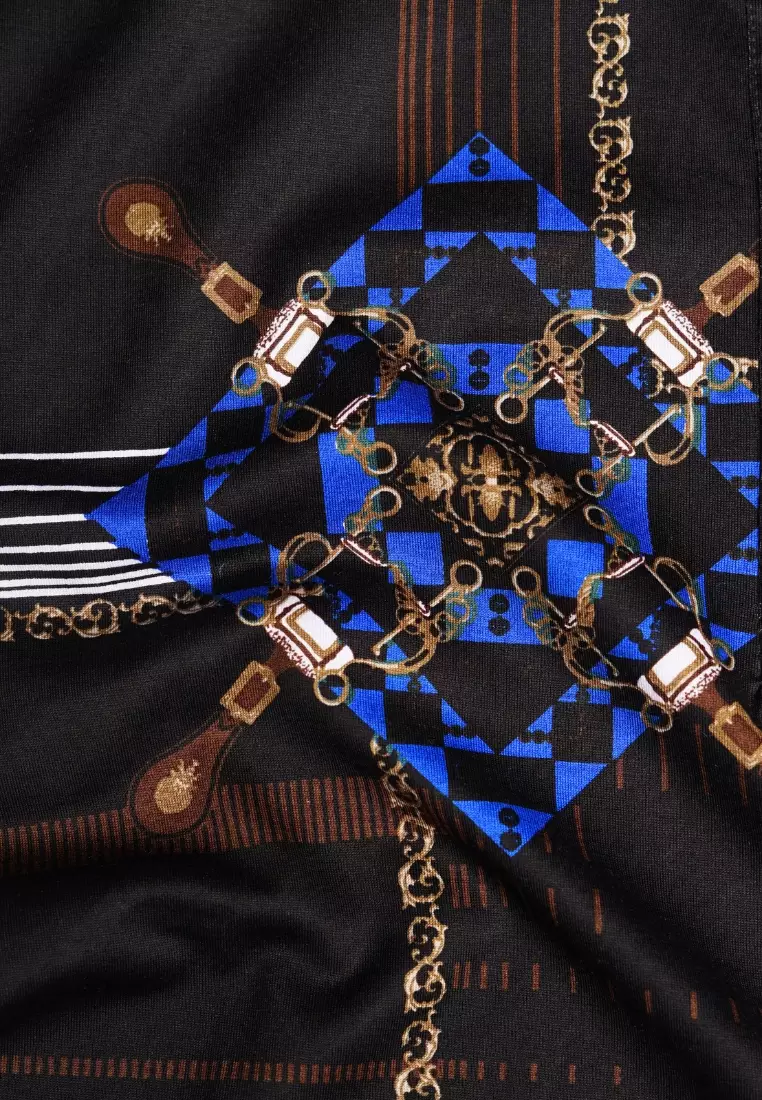 Crocodile DIAMOND 1837 Black Blue - Kaos Kerah Pria Men Polo Original Relax fit