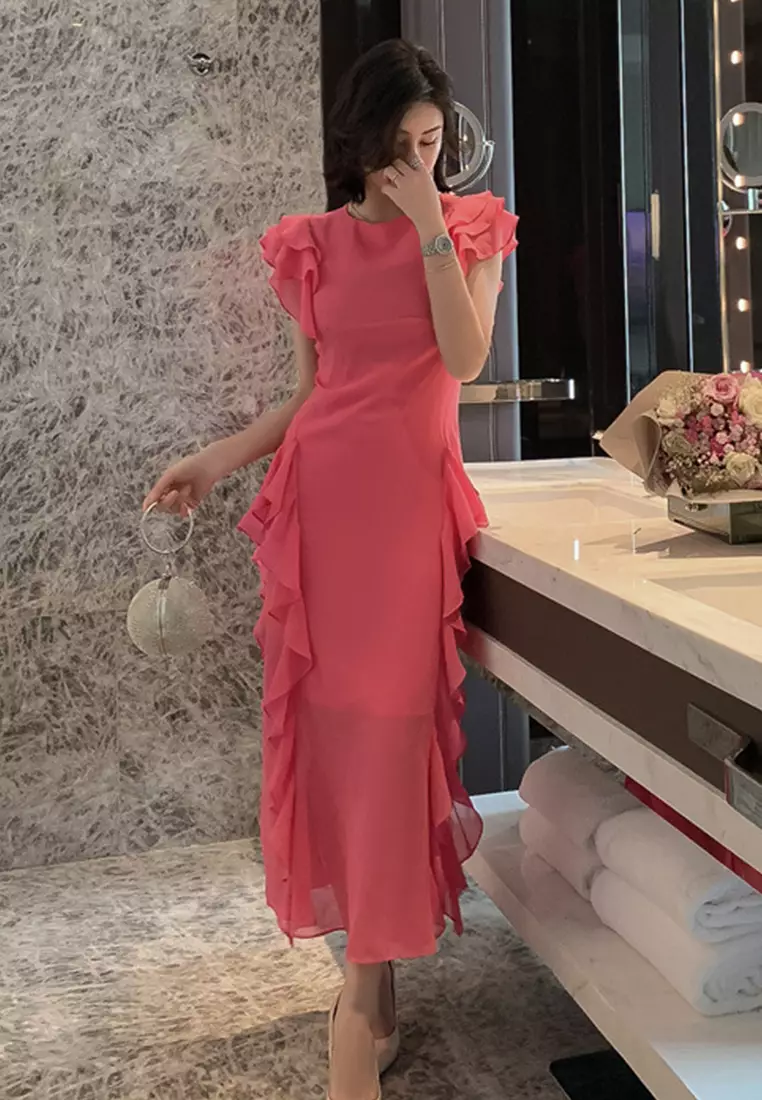 One piece hot sale dress korean