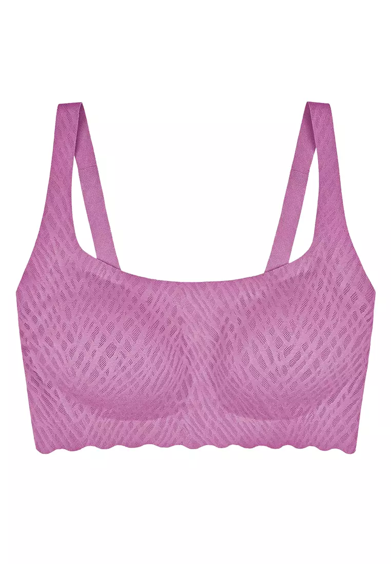 Sloggi ZERO Feel Bliss Top Bra for Women - Pink Pearl
