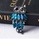 Glamorousky black Brilliant Cute Owl Brooch with Blue Cubic Zirconia 630B1AC83BE4D4GS_3