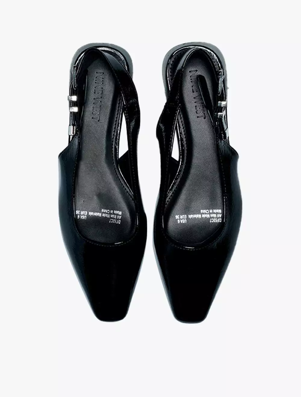 Payless Nine West Womens Visha Flats - Black_15