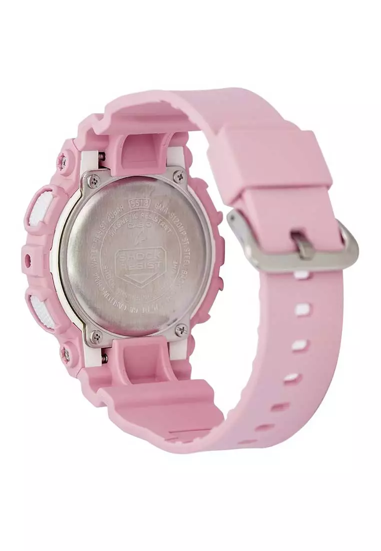 Casio G-SHOCK Jam Tangan Pria - Pink Silver - Resin - GMA-S120NP-4ADR