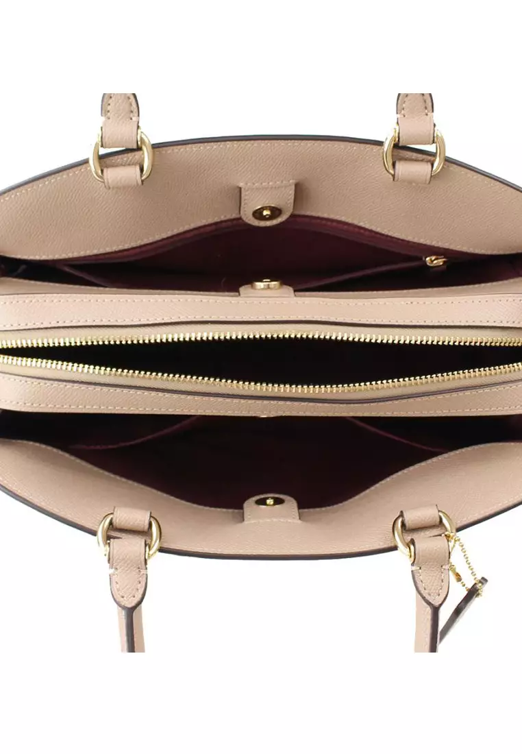 Buy Coach Coach Lillie Carryall Taupe Online ZALORA Malaysia