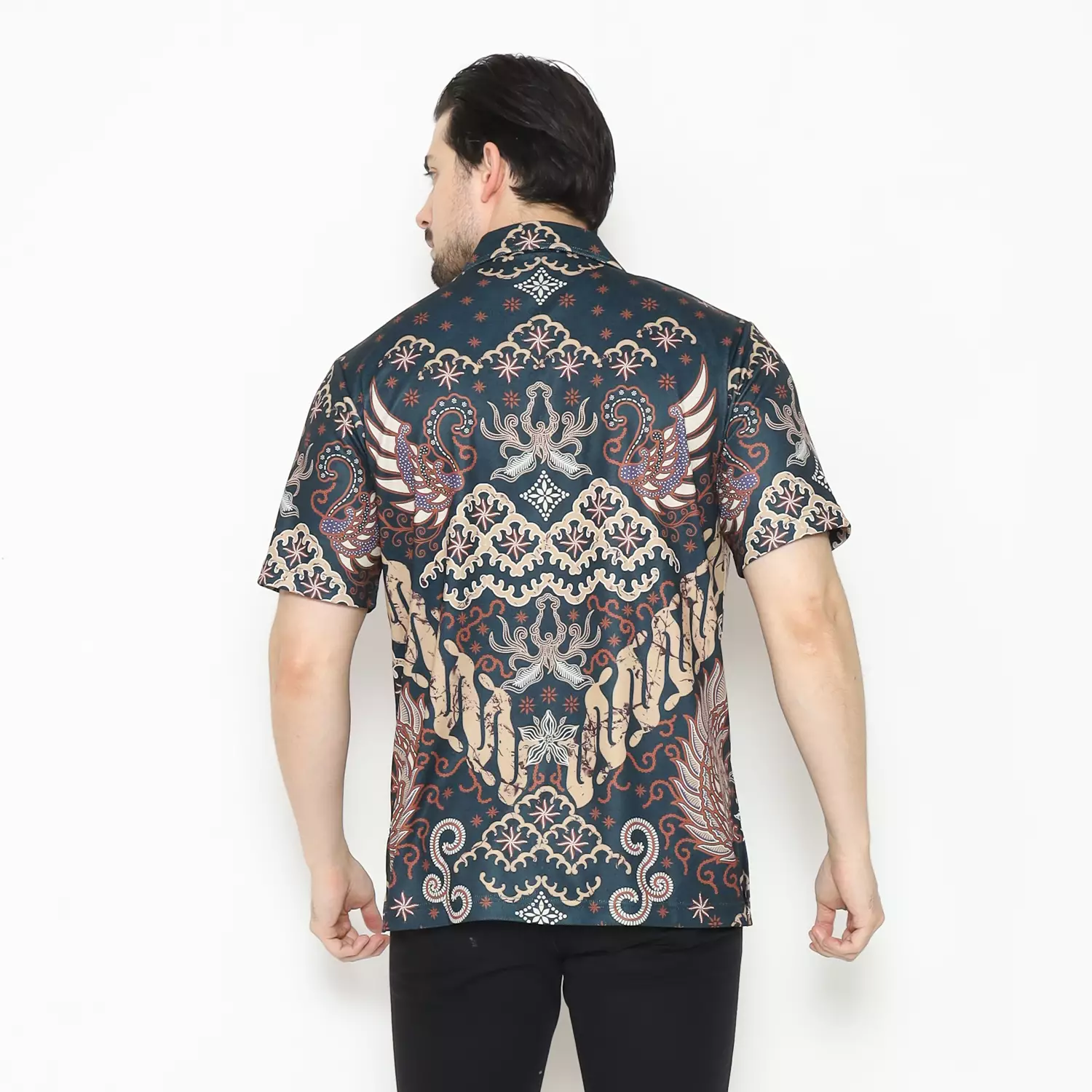 MAGINOT AXEL Batik Pria Active Wear Quick Dry Lengan Pendek
