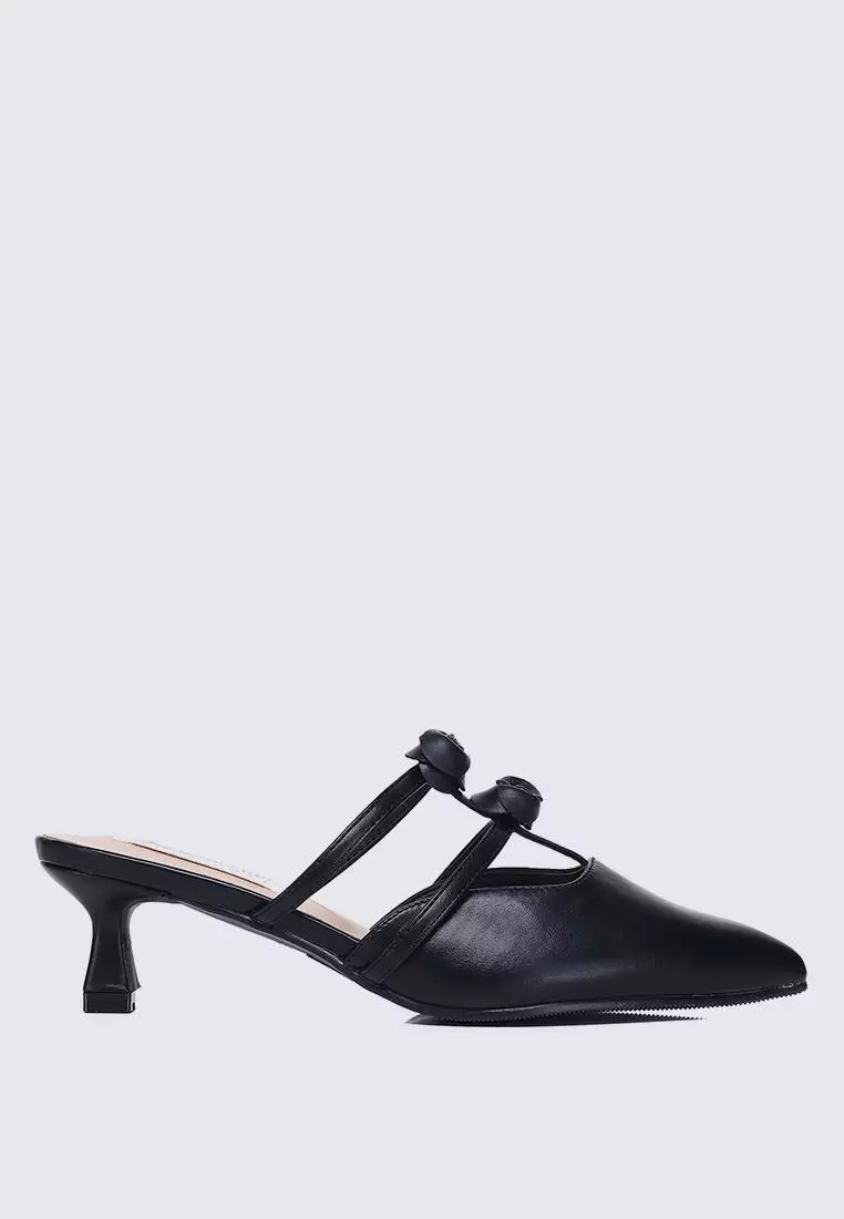 Discount on My Ballerine  shoes - SKU: My Ballerine Enchantée Comfy Heels In Black