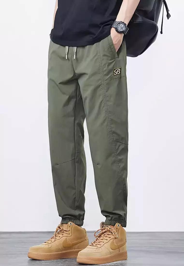 Drawstring Casual Jogger Pants