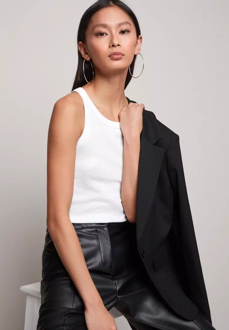 White hot sale racer vest