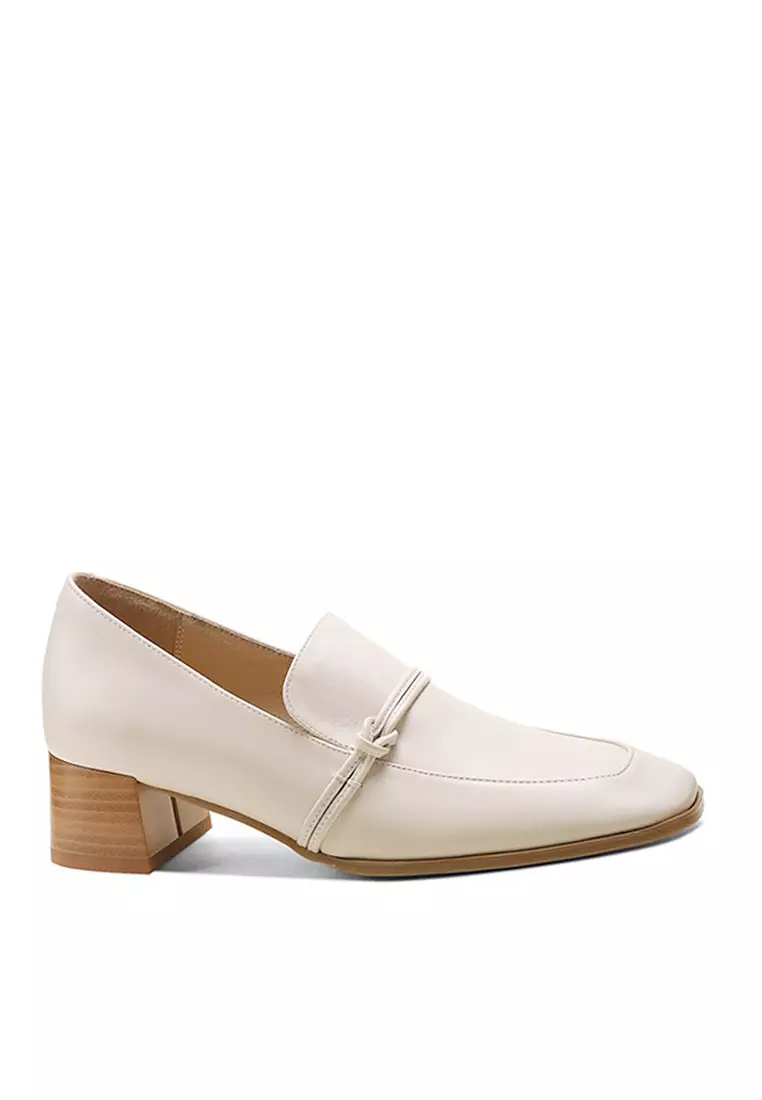 Discount on Twenty Eight Shoes  shoes - SKU: VANSA Fashion Cow Leather Mid Heel Pumps VSW-H0205867A