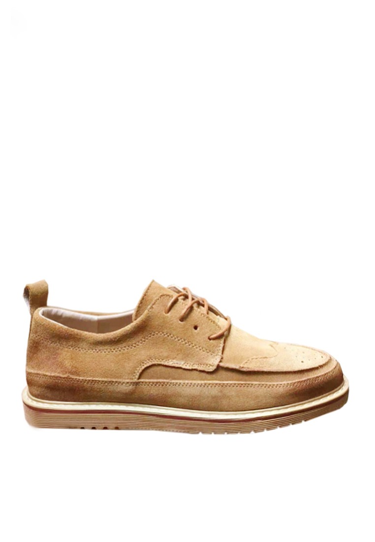 VANSA Carved Cow Nubuck Casual Shoes VSM-C1806