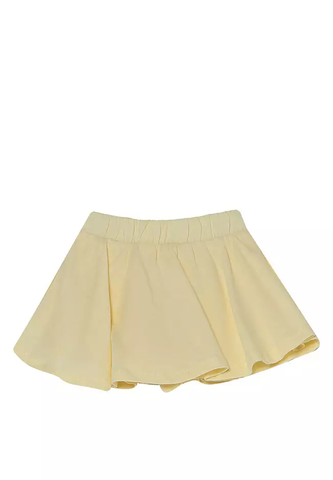 Buy FOX Kids & Baby Light Yellow Mini Jersey Skirt Online