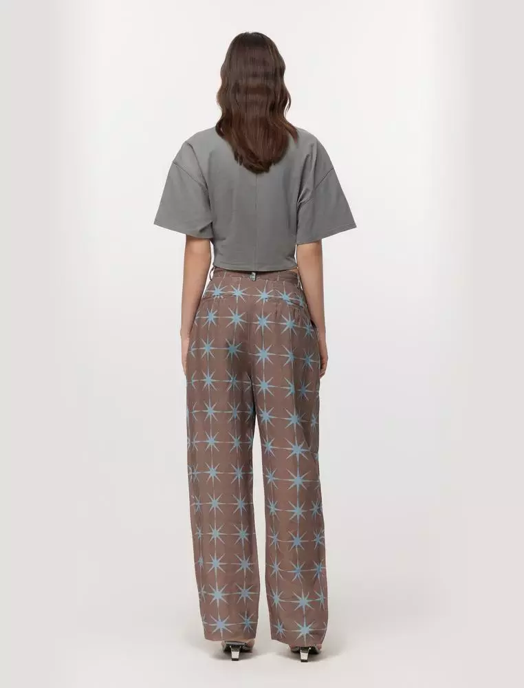 JNBY Women's Cropped Printed T-Shirt